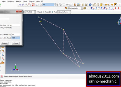 آموزش محاسبه ضریب اطمینان فریم دوچرخه در نرم افزار abaqus